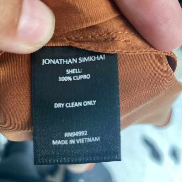 Jonathan Simkhai Isla Bias Maxi Dress in Toffee - Picture 7 of 7